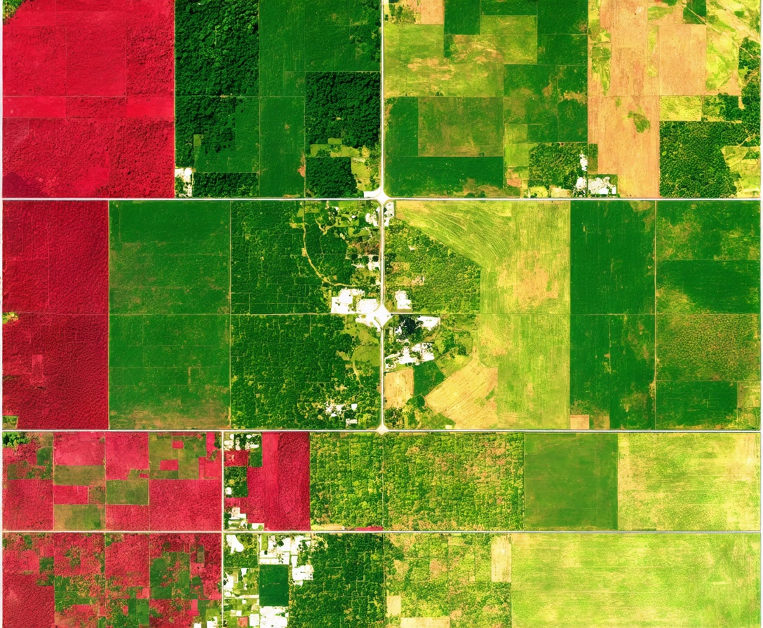 Анализ спутниковых снимков полей